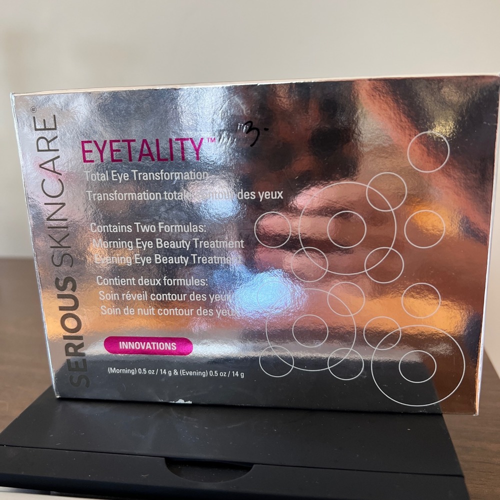 Serious Skincare Eyetality Total Eye Transformation Morning Evening Set 0.5oz